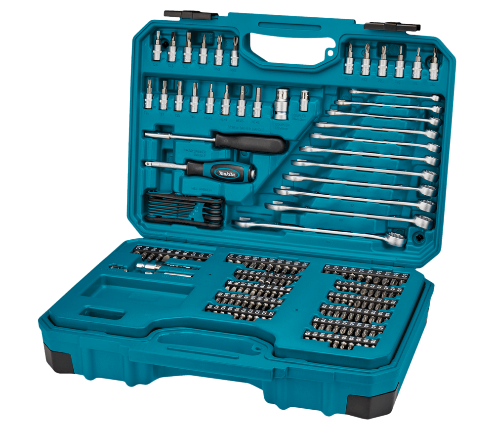 Set chei combinate, tubulare și biți MAKITA E-10883 221unit. 4-32mm 1/2-1/4"