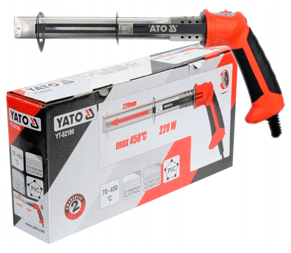 Cuțit termic pentru taiere polistiren YATO YT82190 220w 450°C 220 - 240 V-2