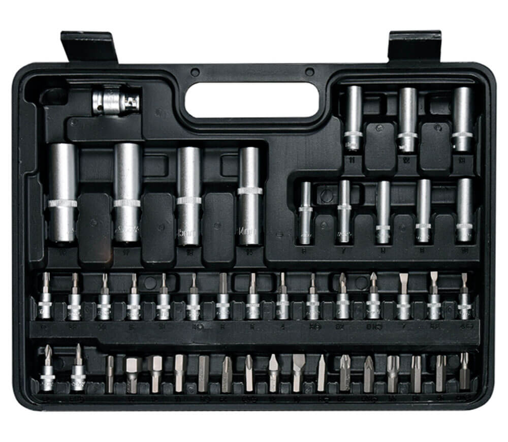 Set 94 duze tubulare și biți STHOR STH58687 4-32mm-4
