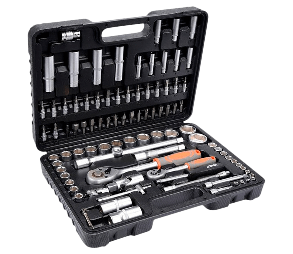 Set 94 duze tubulare și biți STHOR STH58687 4-32mm