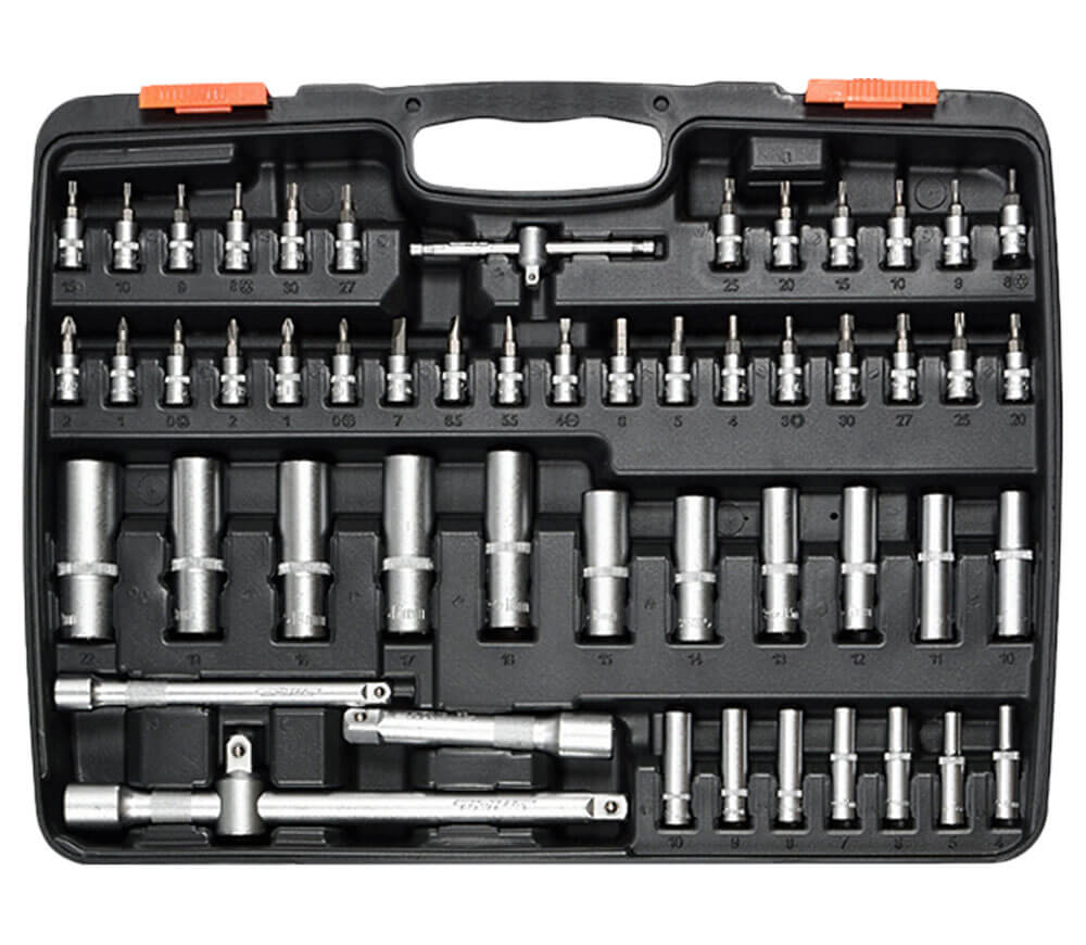 Set 173 duze tubulare și biți STHOR STH58688 4-32mm-3
