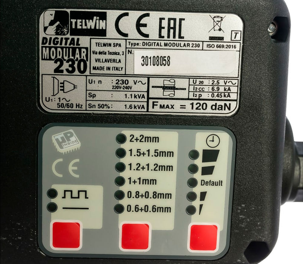 Aparat de sudură prin puncte de contact TELWIN MODULAR 230 6300A-5