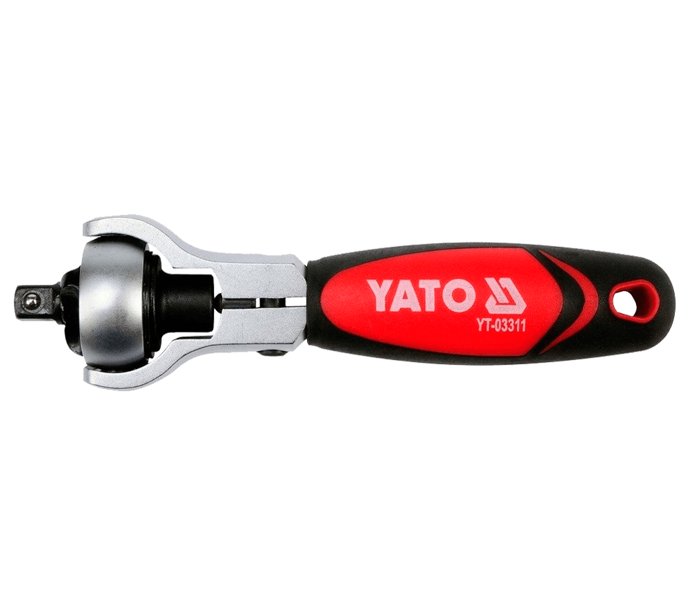 Cheie cu clichet cap rotativ YATO YT03311 1/4" 115mm