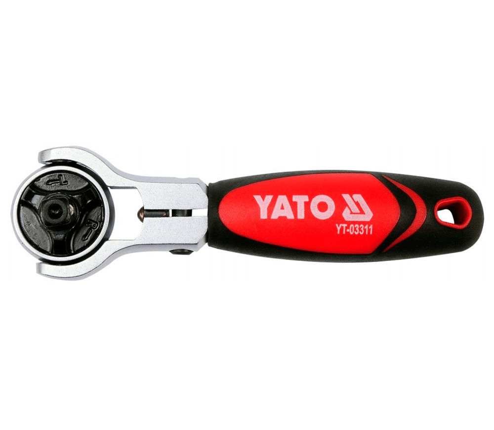 Cheie cu clichet cap rotativ YATO YT03311 1/4" 115mm-2