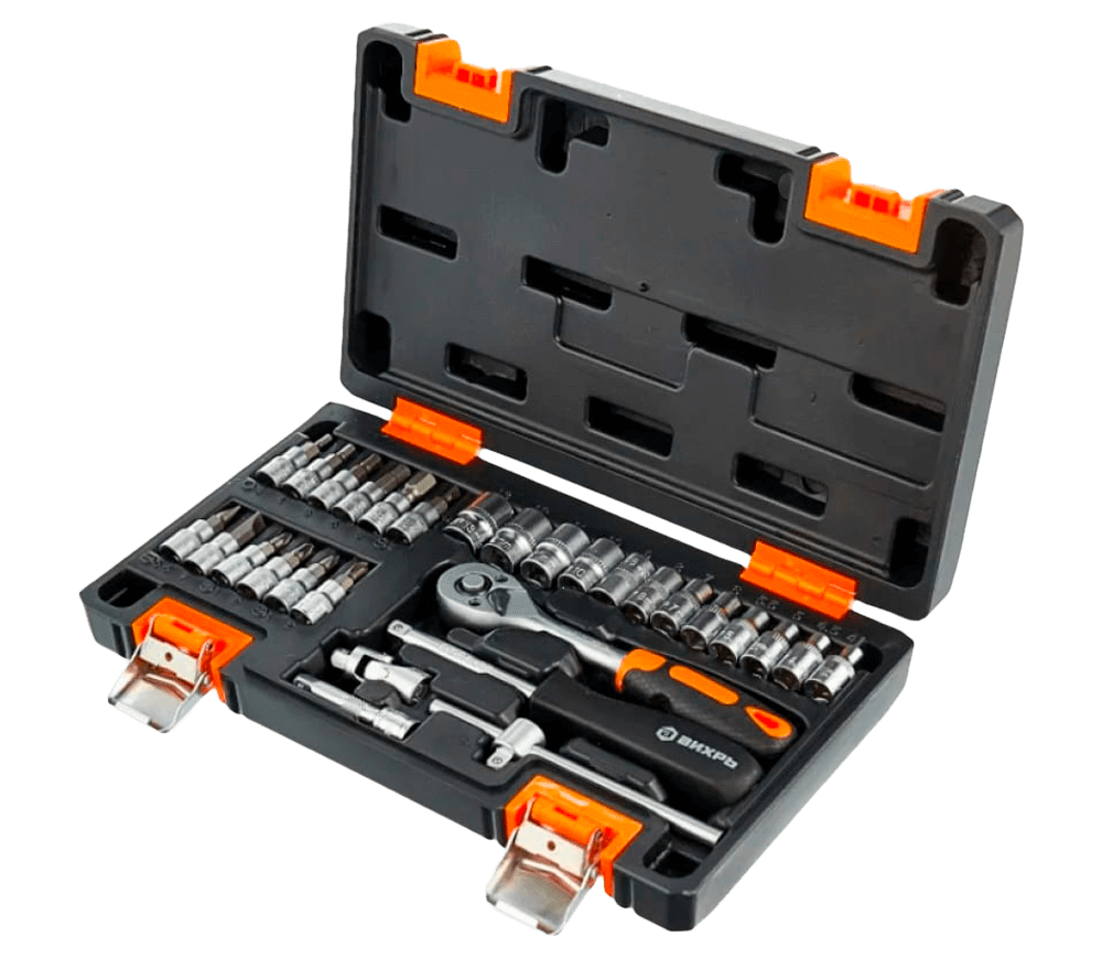Set 29 duze tubulare și biți VIHRI 73671 4-13mm