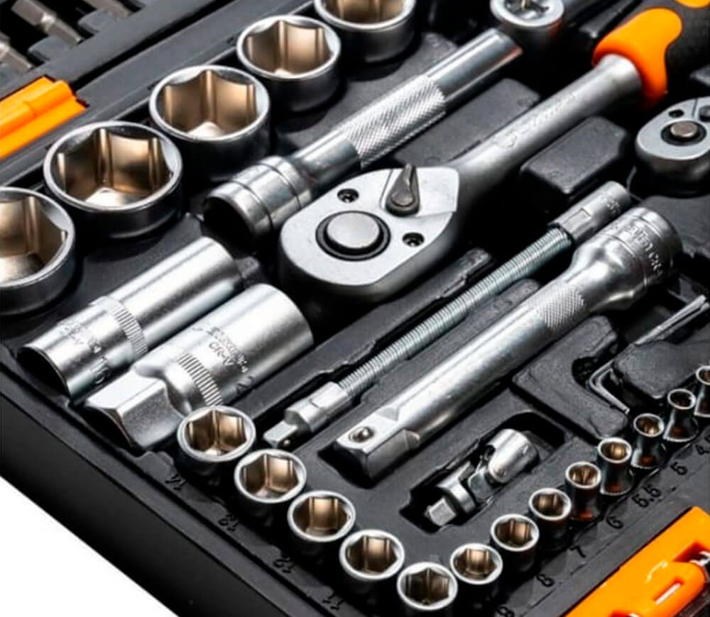 Set 94 duze tubulare și biți VIHRI 73675 4-32mm-5
