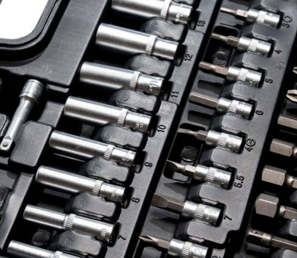 Set 94 duze tubulare și biți VIHRI 73675 4-32mm-6