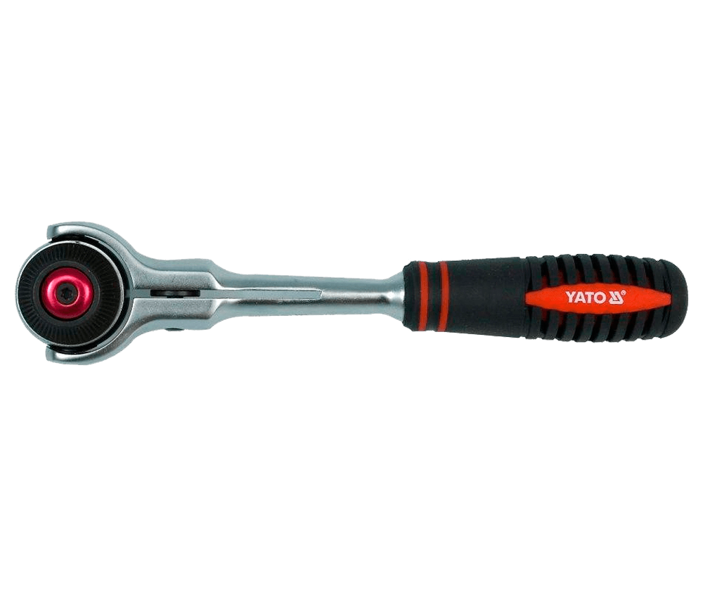 Cheie cu clichet cap rotativ YATO YT0720 1/4" 145mm