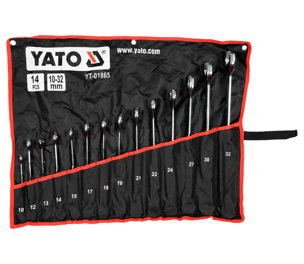 Set 14 chei combinate YATO YT01865 10x32mm