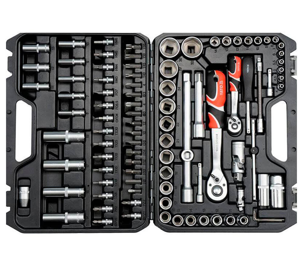Set 94 duze tubulare și biți YATO YT12681 10-32mm-2