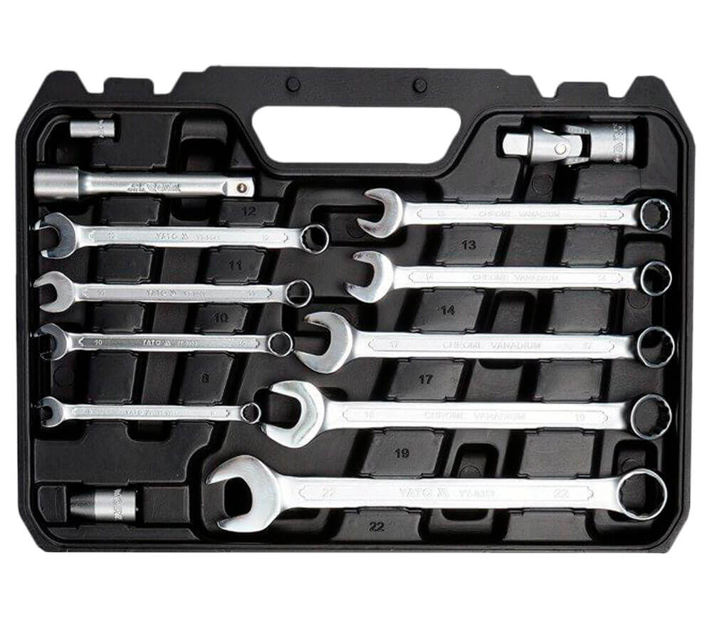 Set chei combinate, duze tubulare și biți YATO YT12691 82unit. 6-32 1/2-1/4"-3