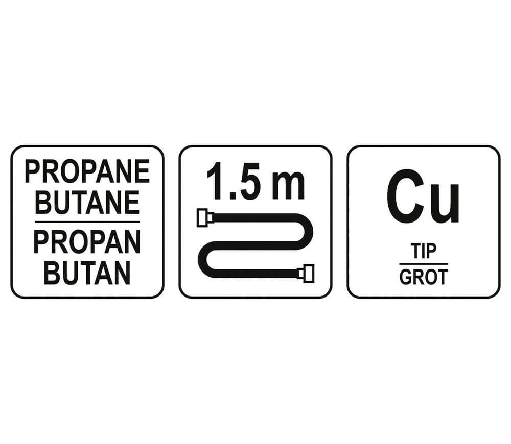 Arzător cu gaz YATO YT36701-6