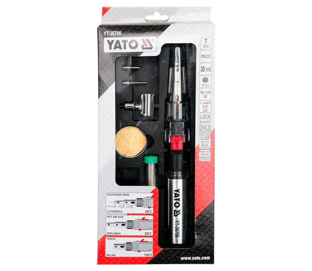 Ciocan de lipit cu gaz YATO YT36706  450/600/1300°C-4