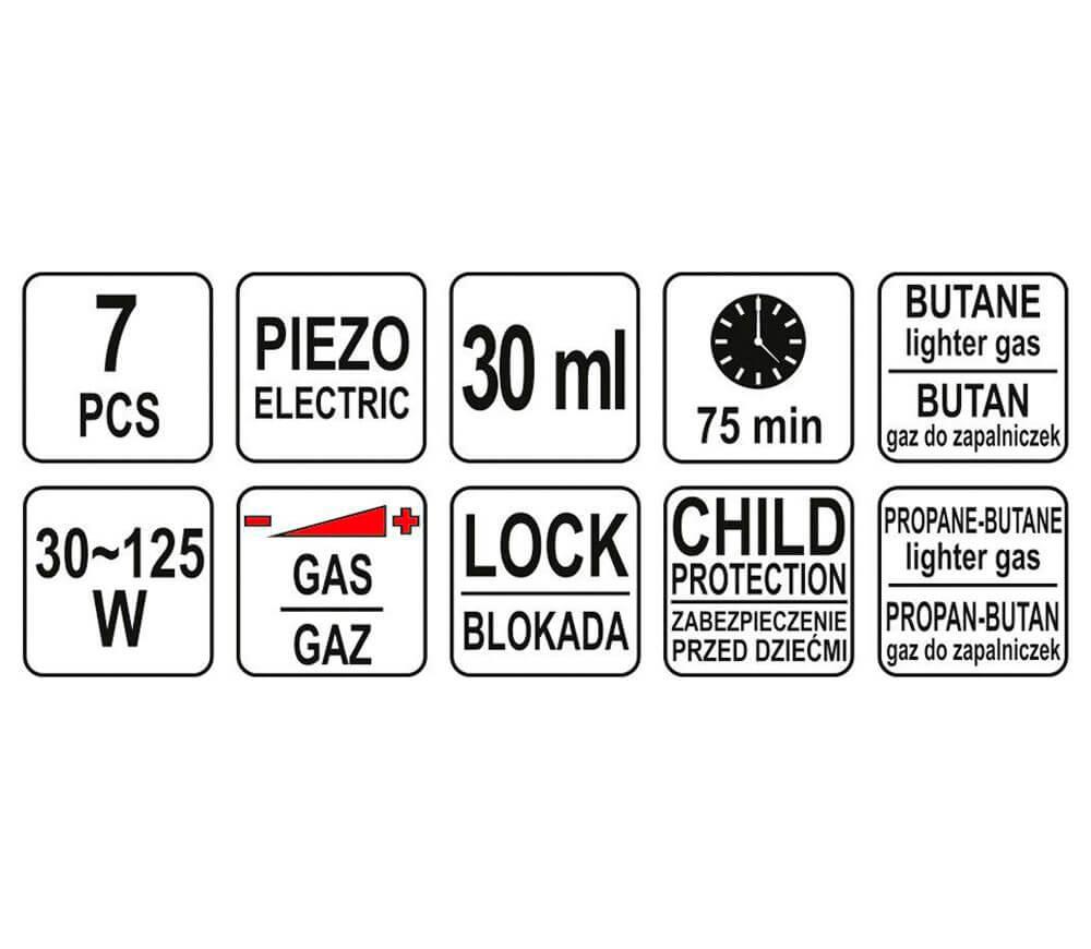 Ciocan de lipit cu gaz YATO YT36706  450/600/1300°C-5