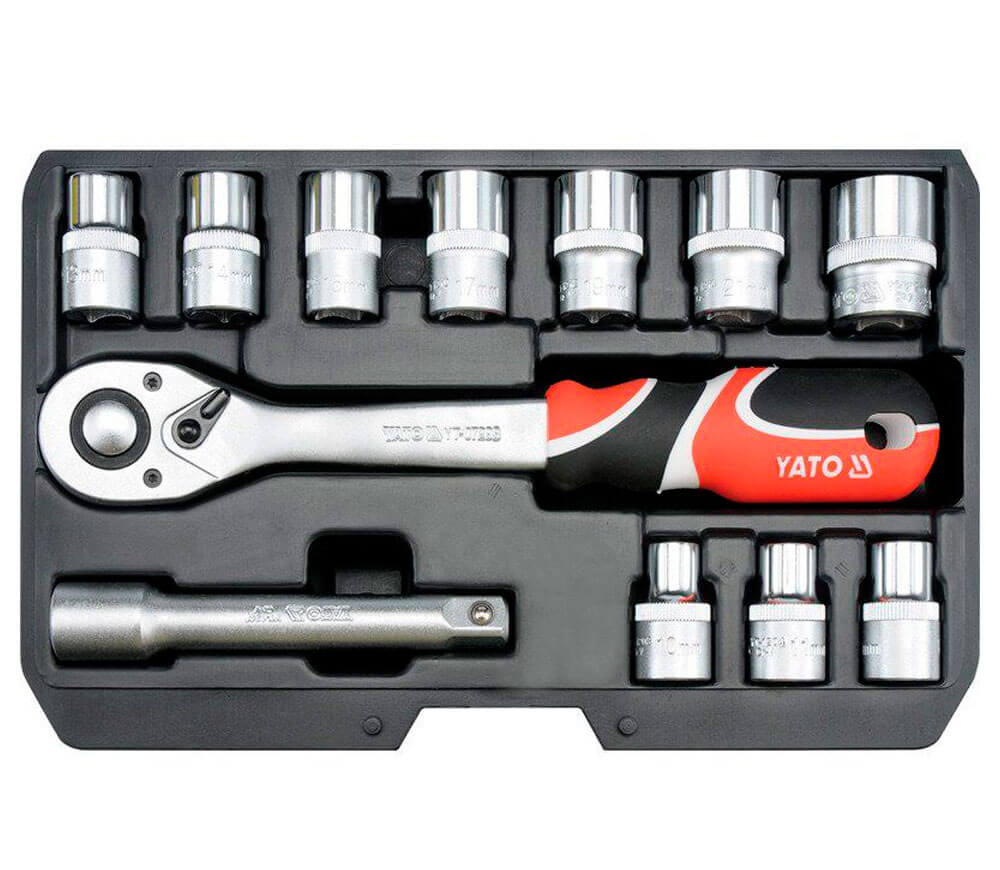Набор 12 головки торцевые YATO YT38671 10-24мм-2