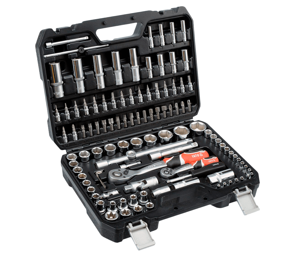 Set 108 duze tubulare și biți YATO YT38791 10-32mm