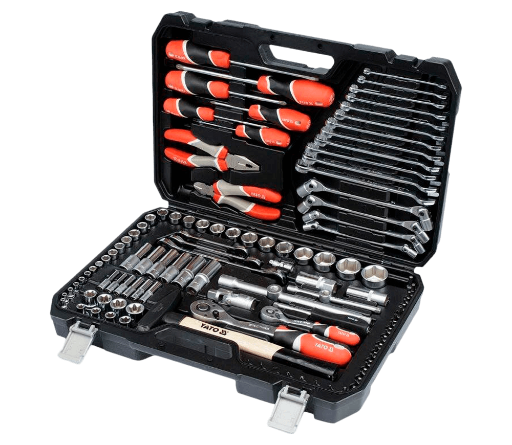 Set chei combinate, duze tubulare și biți YATO YT38891 109unit. 4-32mm 1/2-1/4"