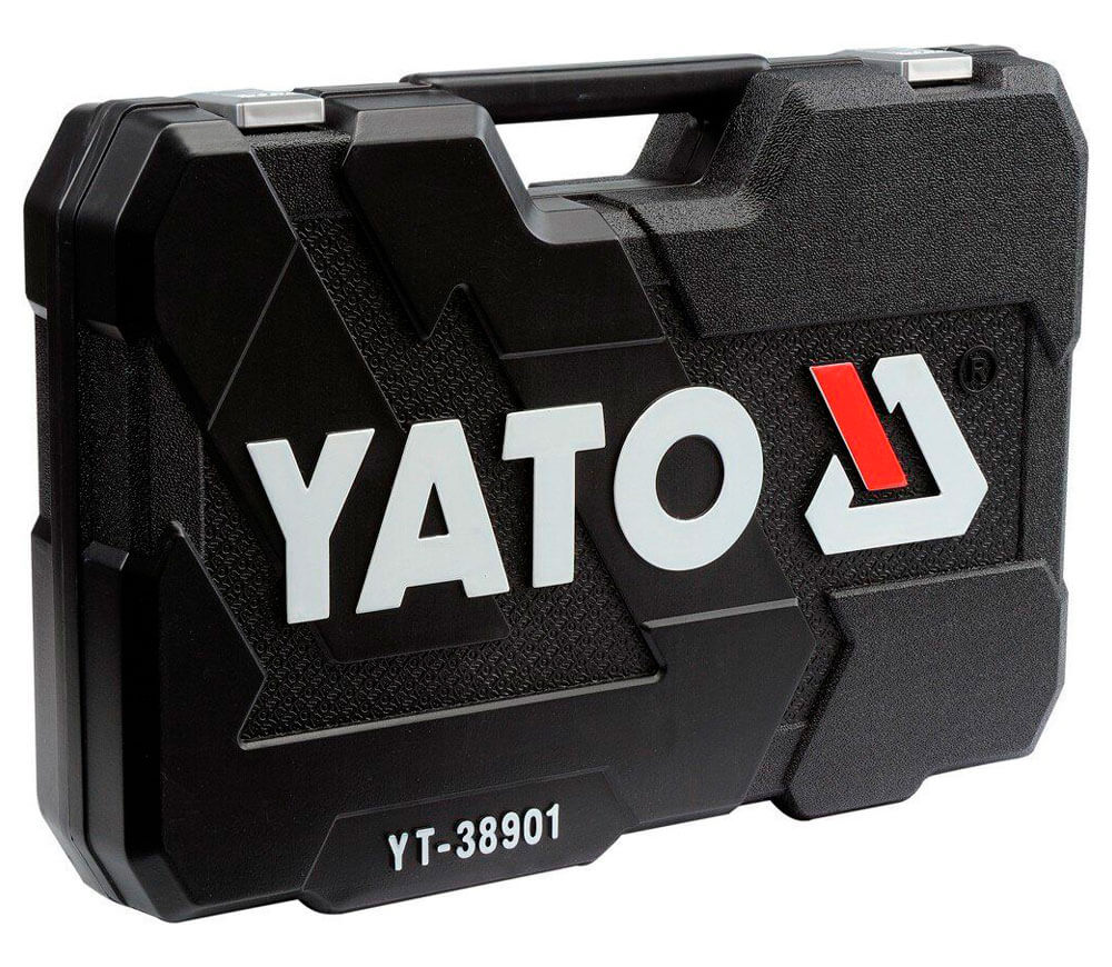Set chei combinate, duze tubulare și biți YATO YT38901 122unit. 4-32mm 1/2-1/4"-4