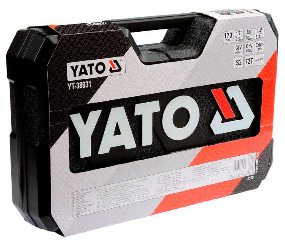Set 173 duze tubulare și biți YATO YT38931 4-32mm-3