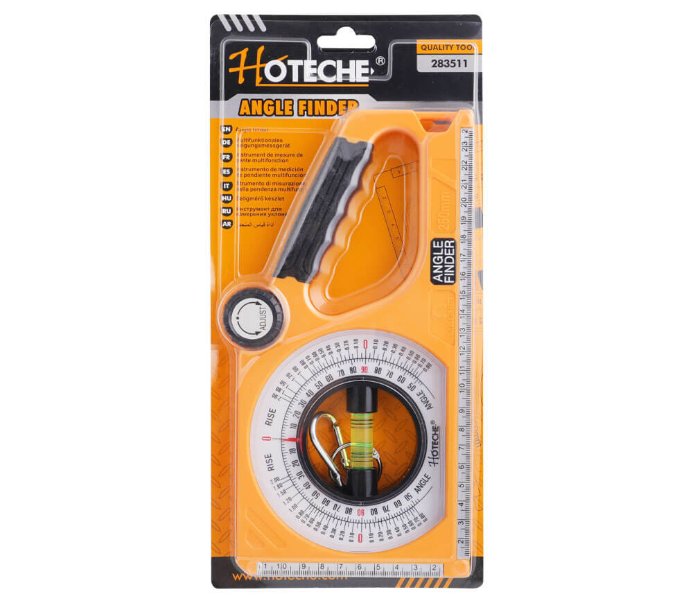 Nivelă cu goniometru HOTECHE 283511 25cm magnet-2