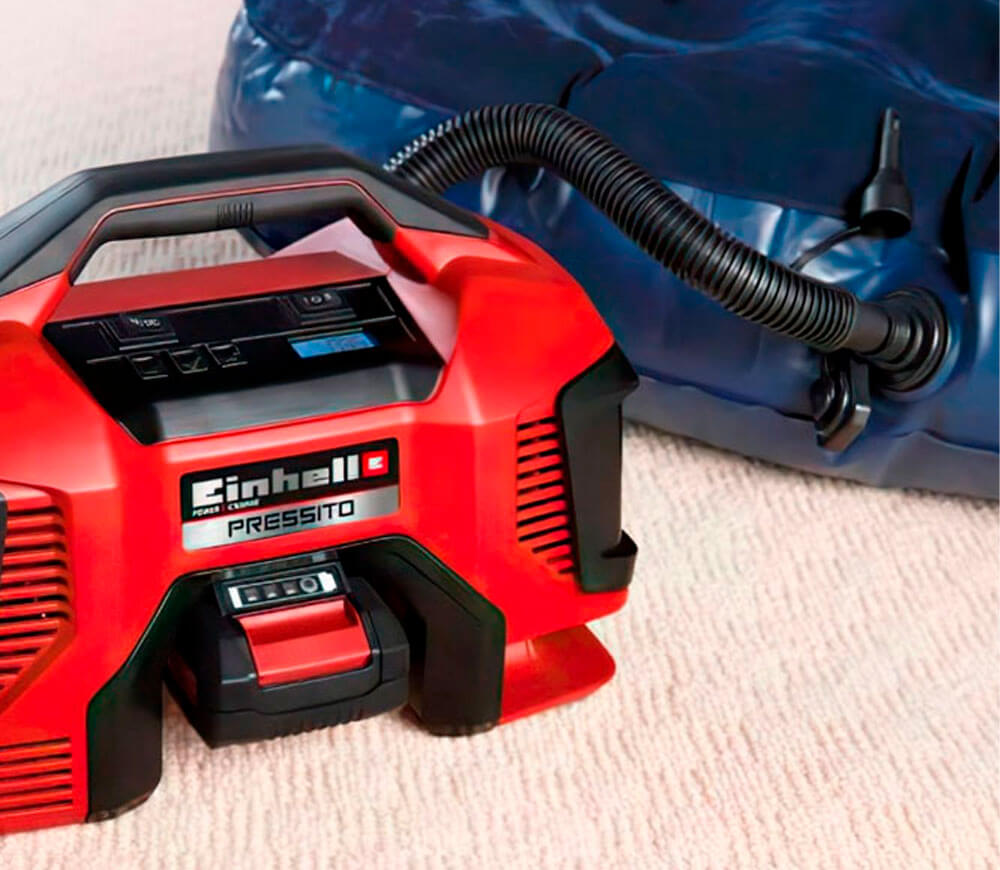Compresor auto 6 în 1 EINHELL Pressito 90w 11bar 21l/min-5
