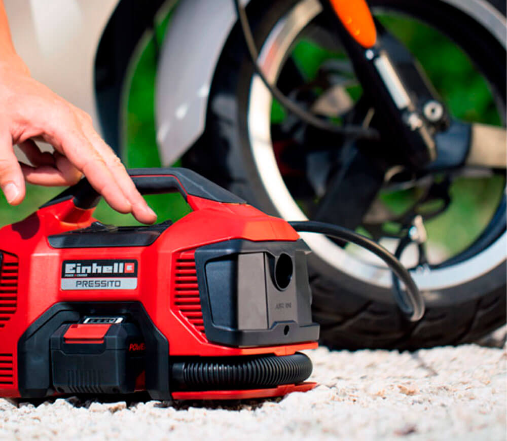 Compresor auto 6 în 1 EINHELL Pressito 90w 11bar 21l/min-6