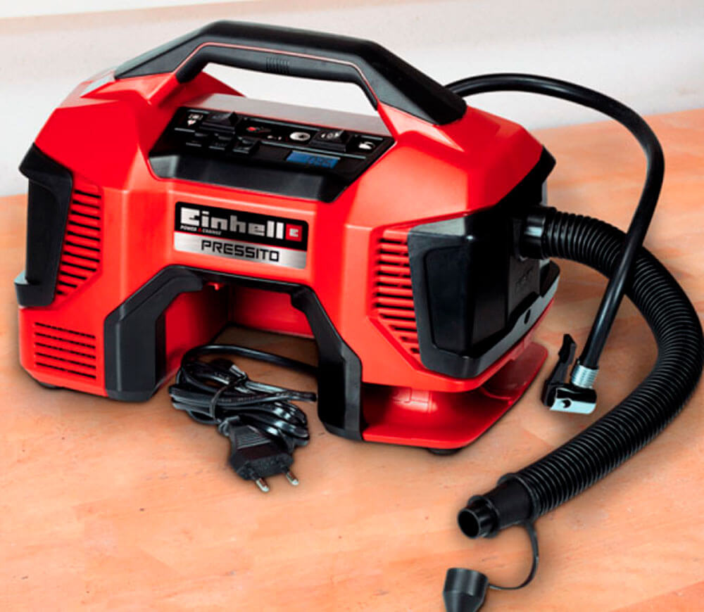 Compresor auto 6 în 1 EINHELL Pressito 90w 11bar 21l/min-3