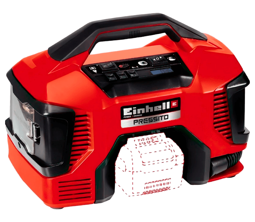 Compresor auto 6 în 1 EINHELL Pressito 90w 11bar 21l/min
