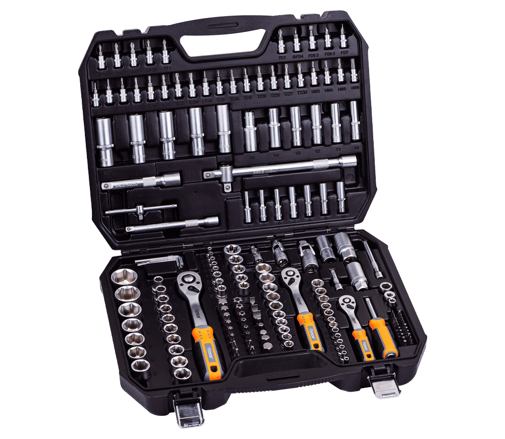 Set 171 duze tubulare și biți HOTECHE 203102 4-32mm