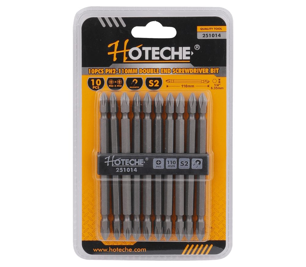 Set 10 biți HOTECHE 251014 PH2 110mm