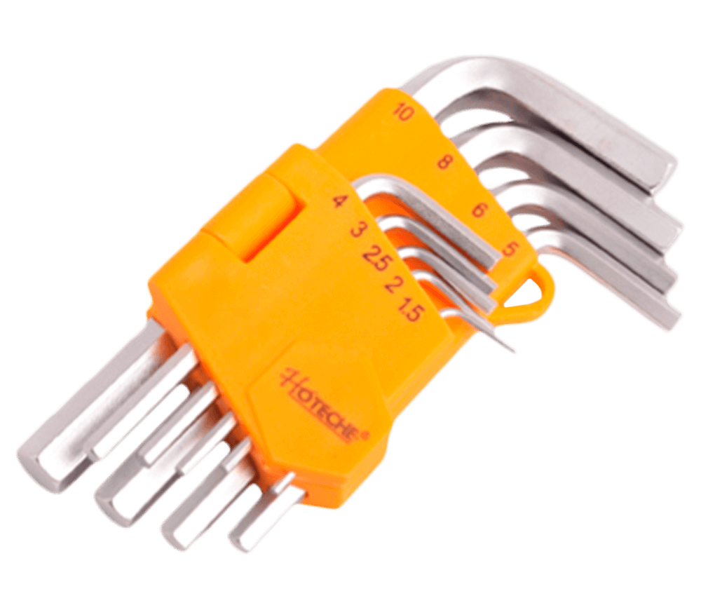 Set 9 chei hexagonale HOTECHE 260109 1.5x10mm