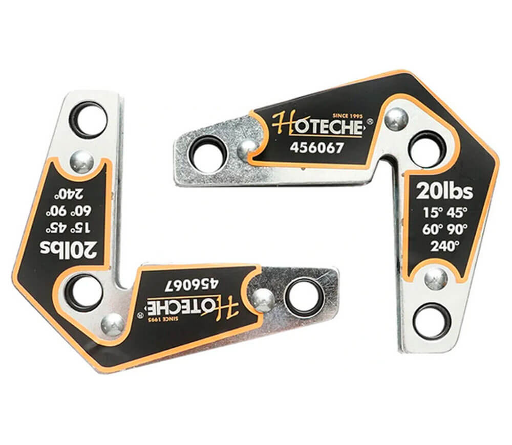 Set 2 colțare magnetice pentru sudură HOTECHE 456067 15/45/60/90/240 9kg-2