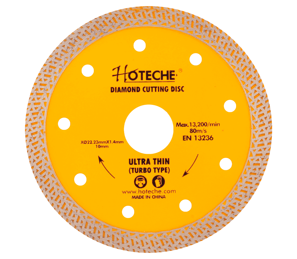Disc de tăiat cu diamant HOTECHE 570254 125mm Cyclone ceramică/porțelan/marmură