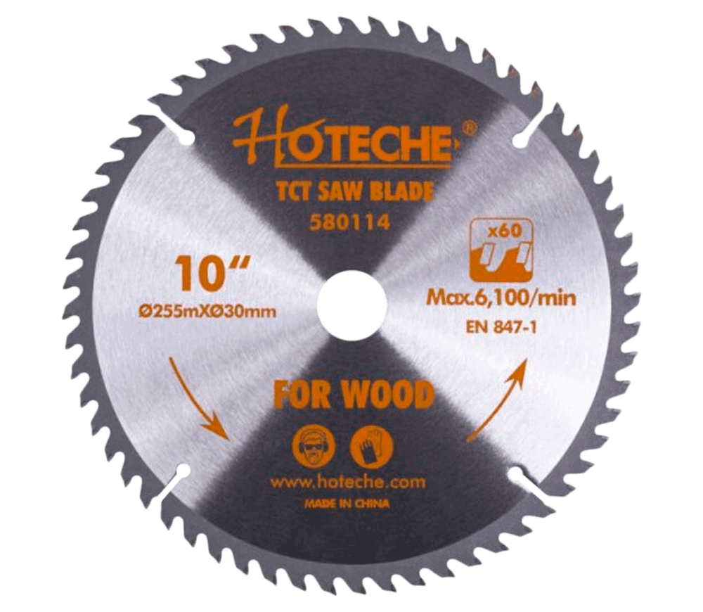 Disc pentru fierastrău electric HOTECHE 580114 255mm 60T