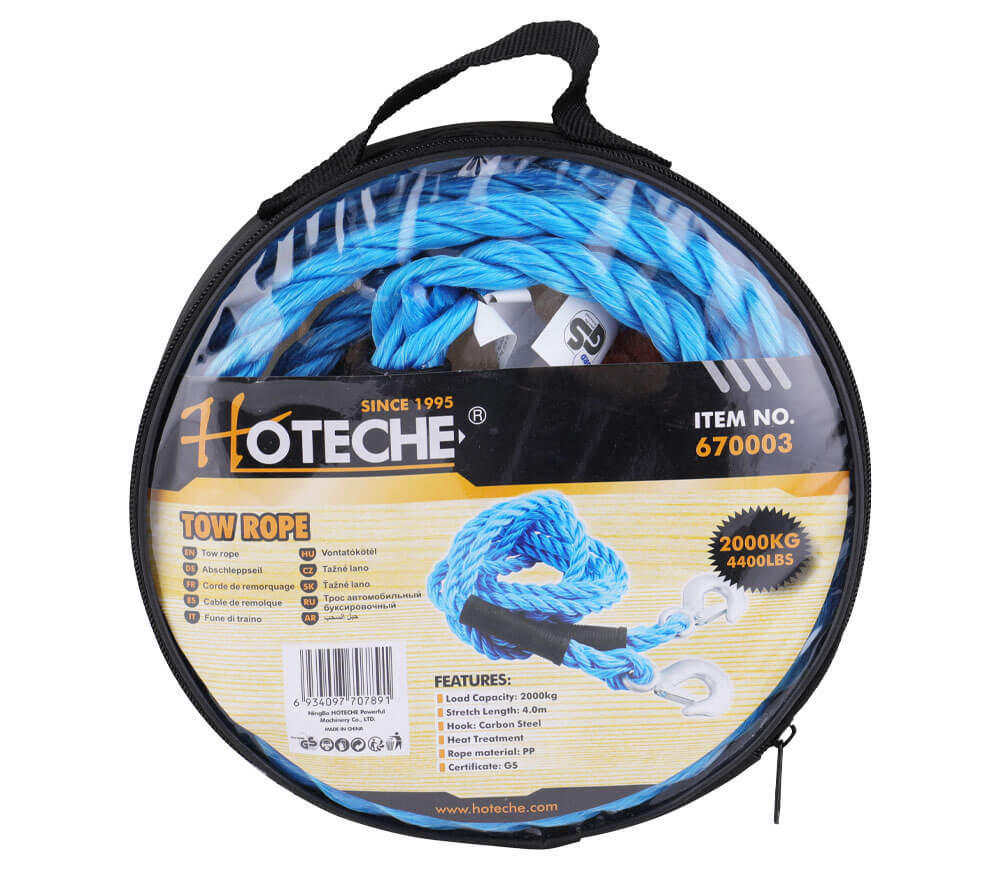 Frânghie de remorcare HOTECHE 670003 4m 2000kg-2