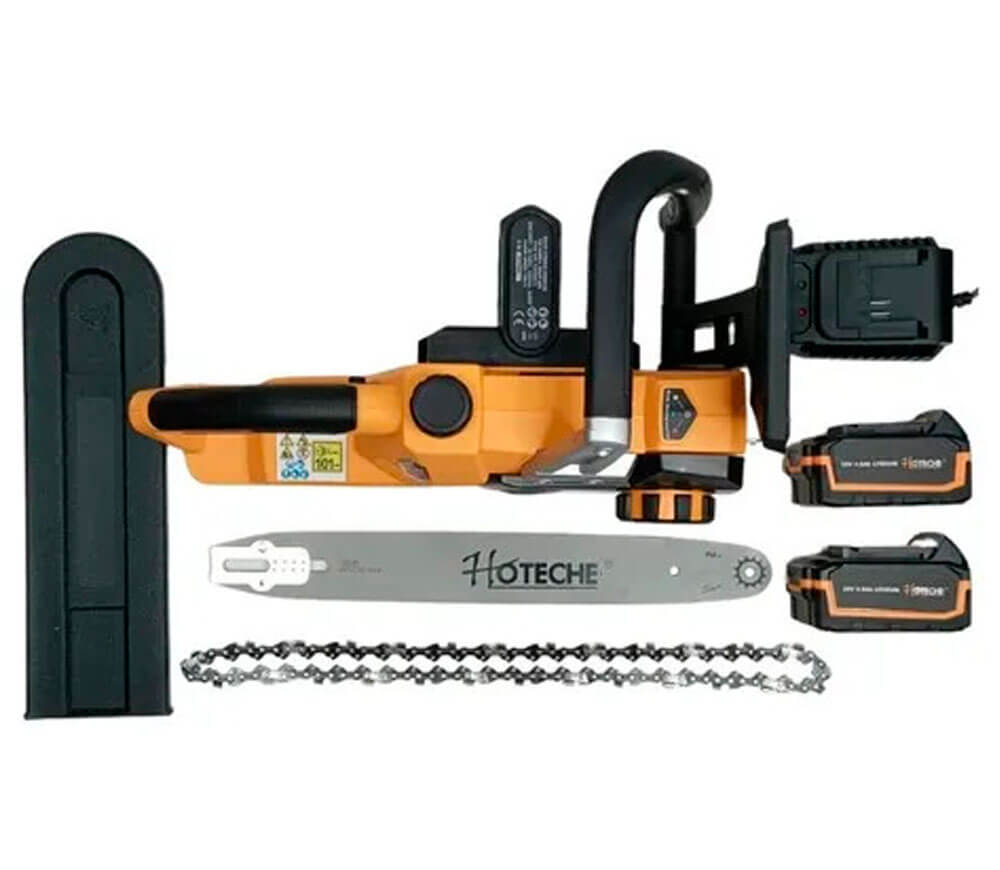 Цепная пила аккумуляторная HOTECHE G840022 350мм 20В 4Ач-2