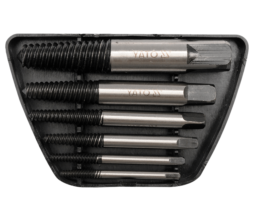 Set 6 extractoare șuruburi rupte YATO YT0590 3-25mm
