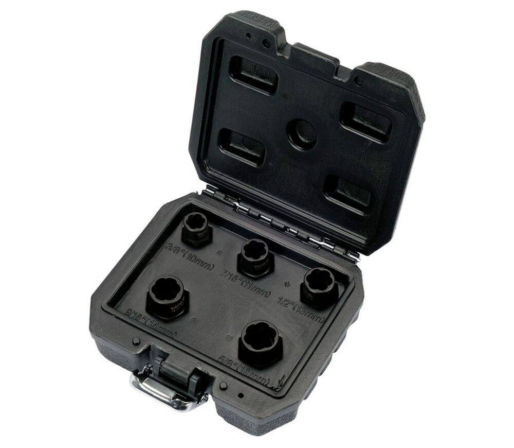 Set 5 extractoare șuruburi rupte YATO YT06038 10-16mm 3/8"-2