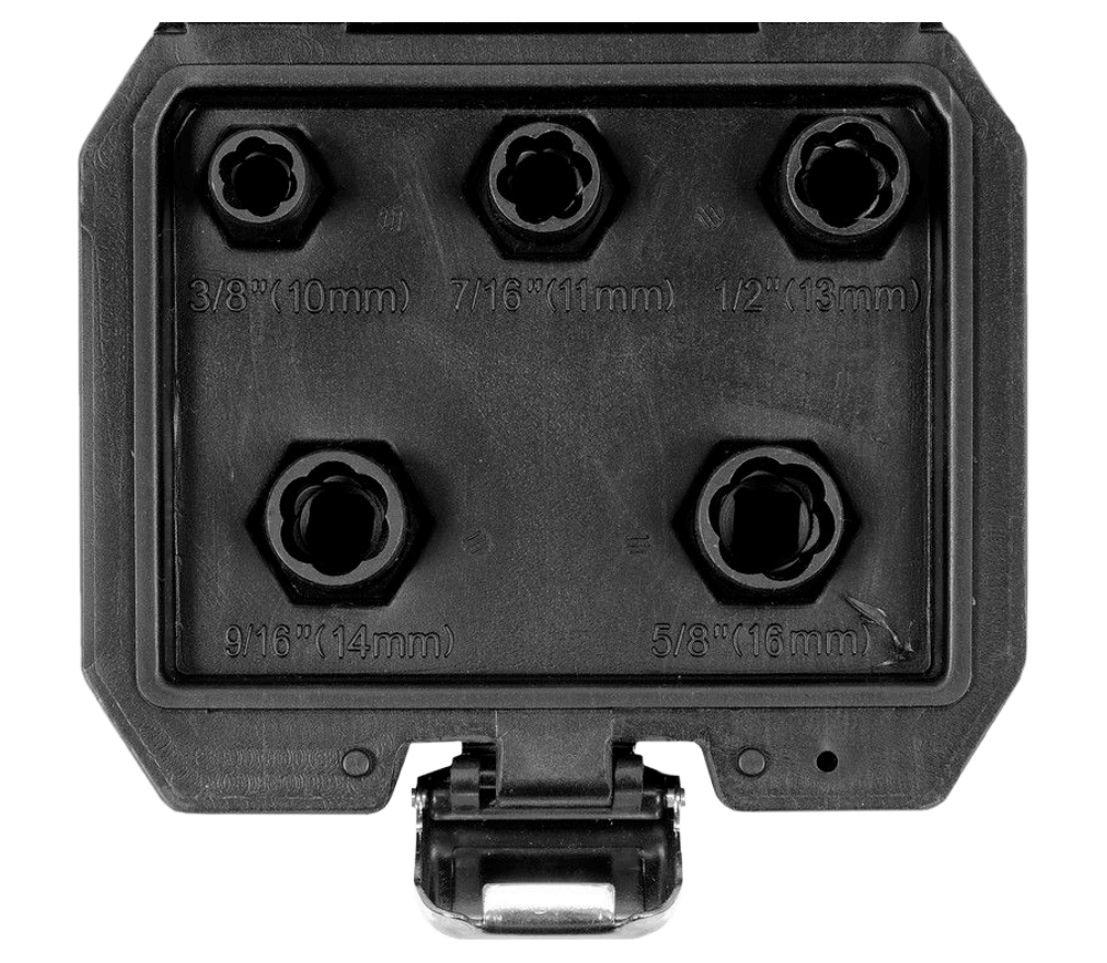 Set 5 extractoare șuruburi rupte YATO YT06038 10-16mm 3/8"