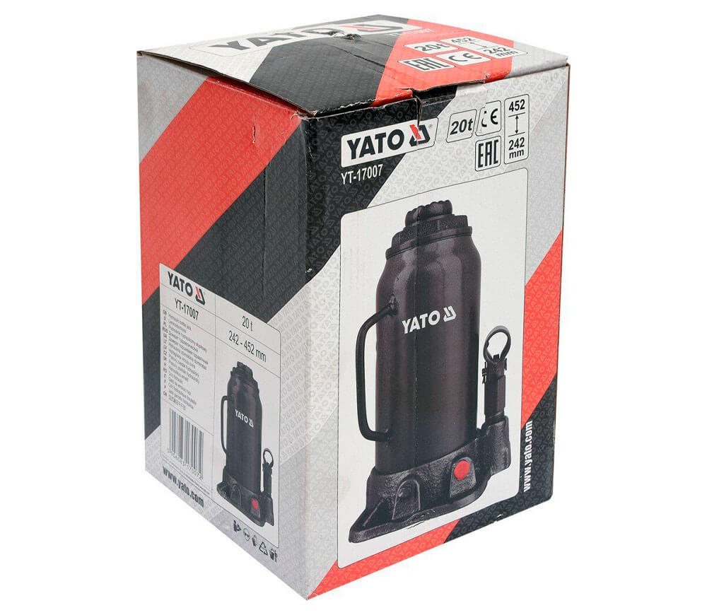 Cric hidraulic YATO YT17007 242-452 mm 20T-4