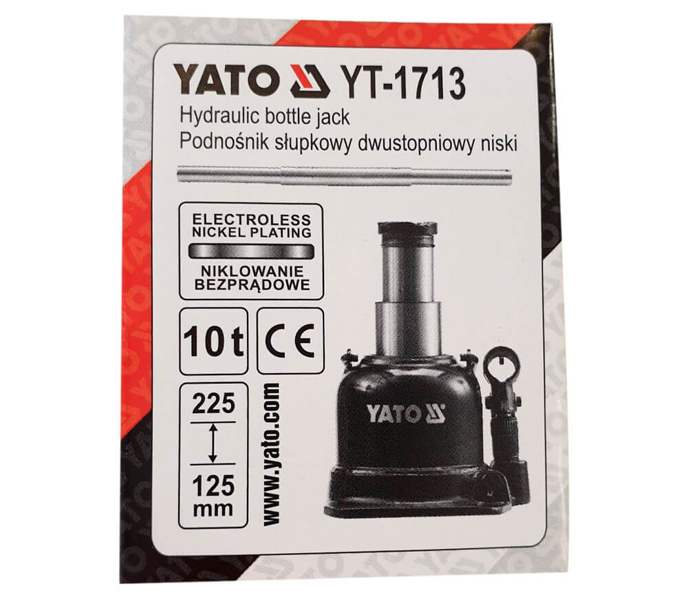 Cric hidraulic YATO YT1713 125-225 mm 10T-6