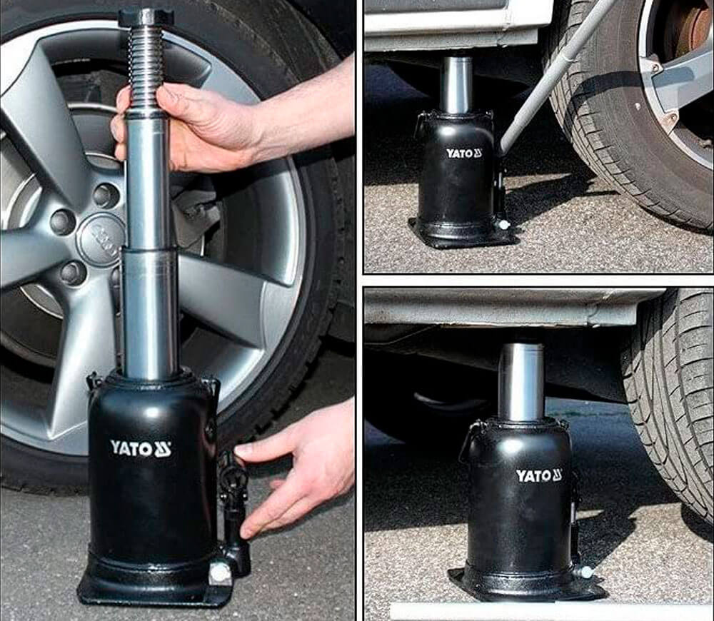 Cric hidraulic YATO YT1715 230-593 mm 12T-5
