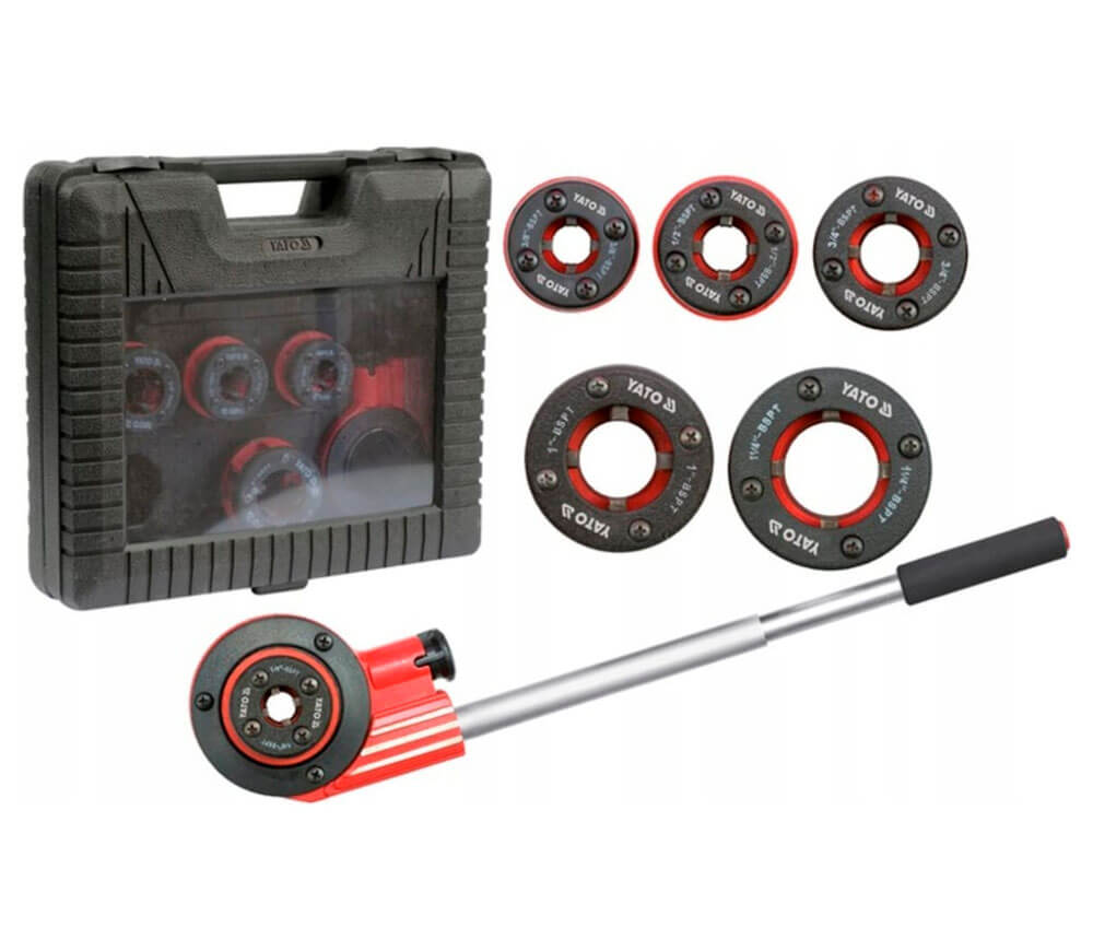 Set 7 filiere cu clichet YATO YT2900 1/4"-5/4"-2