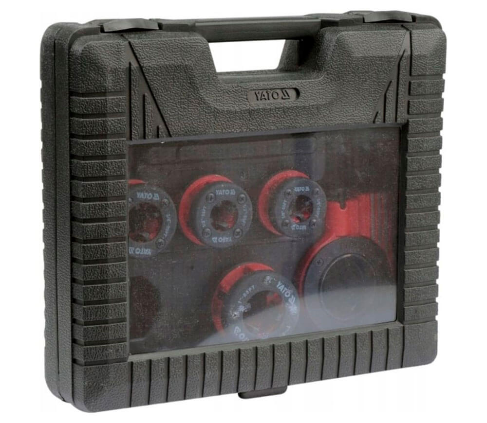 Set 7 filiere cu clichet YATO YT2900 1/4"-5/4"-3