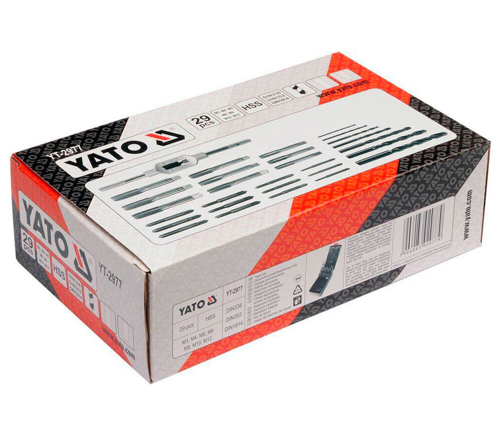 Set 29 extractoare și tarozi YATO YT2977 M3-M12-3