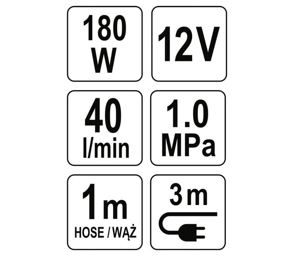 Compresor auto YATO YT73460 180w 10bar 40l/min-5