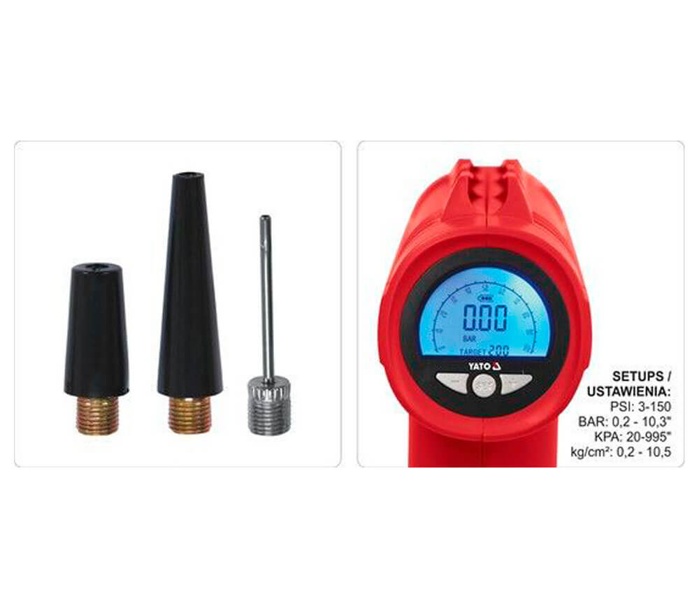 Compresor auto cu acumulator YATO YT82950 120w 10bar 25l/min-7