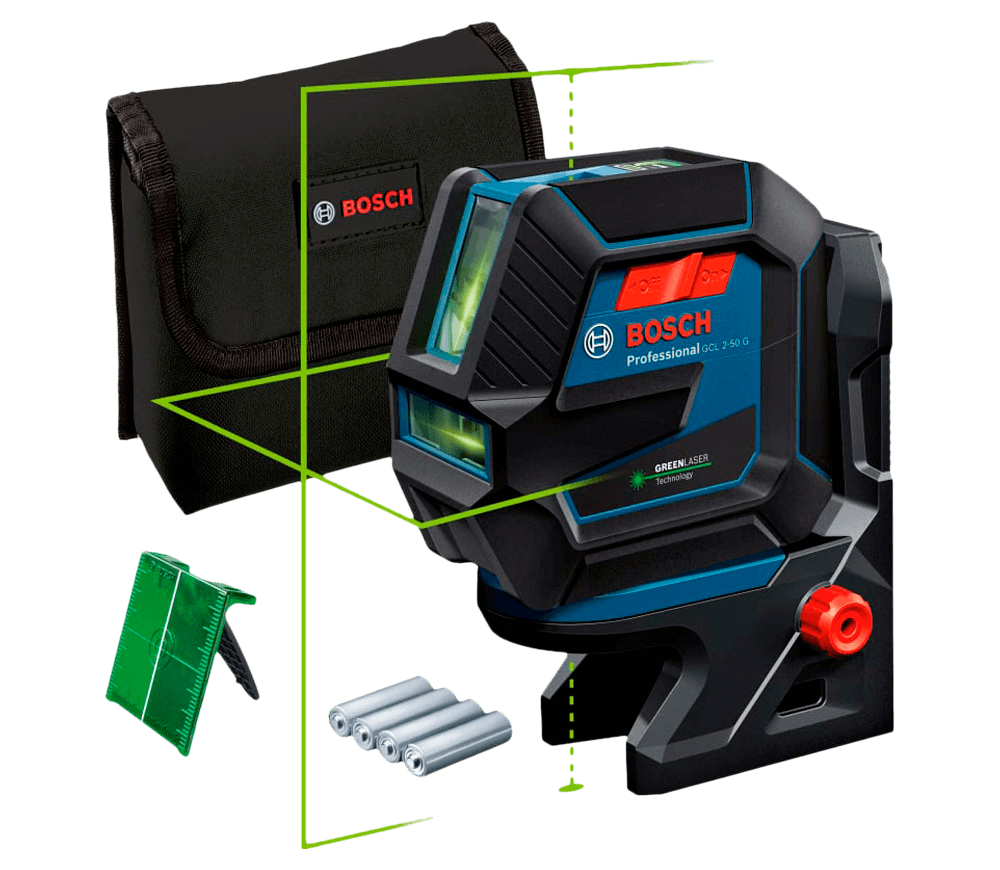 Nivelă cu laser BOSCH GCL2-50G+RM10 2fascicole 50m