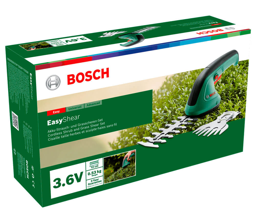 Trimmer gard viu cu acumulator BOSCH EasyShear (600833303) 120/80mm 3.6V 1.5Ah-12