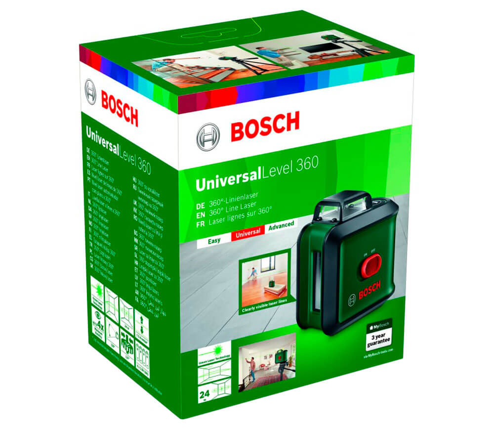 Лазерный уровень BOSCH UniversalLevel 360 2луча 24m-10
